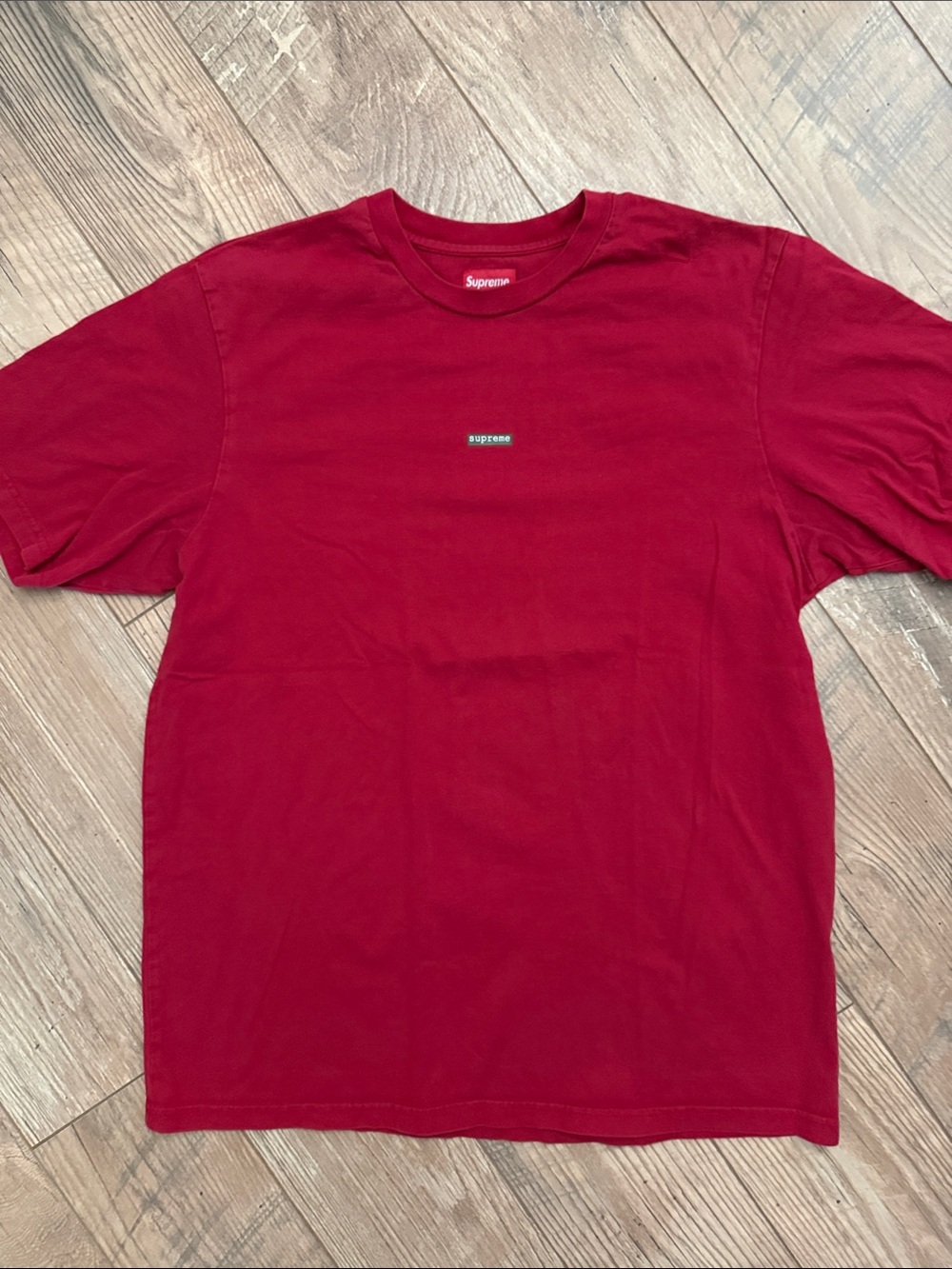 Supreme Red Mini Box Logo Tee